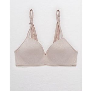 Aerie Real Happy Plunge Wireless Bra
